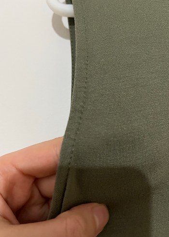 LCW Kadın Kolsuz Haki Uzun Elbise - Görsel 3