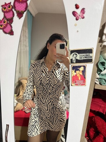 Koton zebra elbise