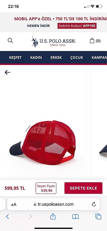 Us Polo assn şapka - Görsel 3