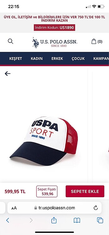 Us Polo assn şapka - Görsel 5