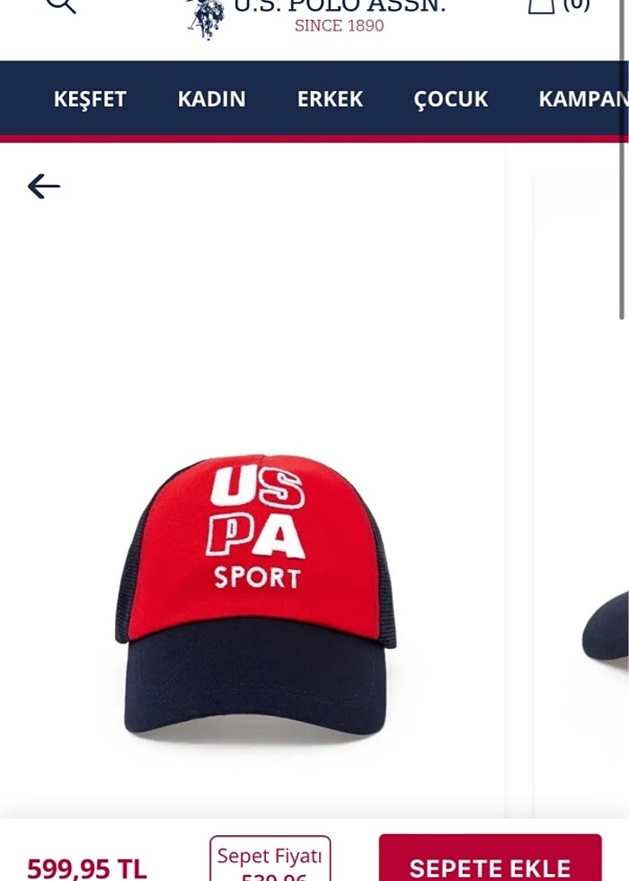 Us Polo assn şapka - Görsel 2