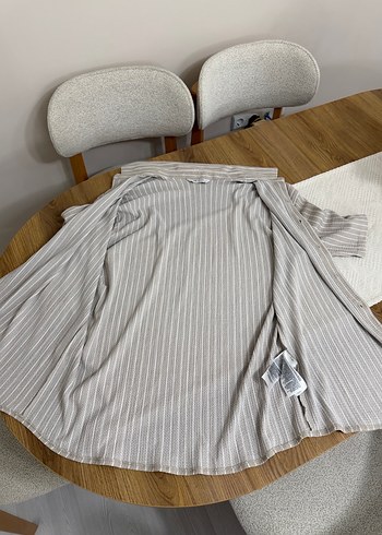 Düğmeli Kısa Kollu Bej Erkek Gömlek - Görsel 8