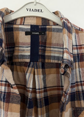 Uzun Kollu Kareli Erkek Gömlek - Görsel 6