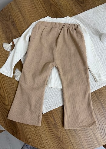 Nakışlı Triko Bebek ikili Takım - Görsel 4