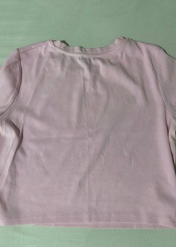 Pembe Baskılı Kadın Tişört - Görsel 3