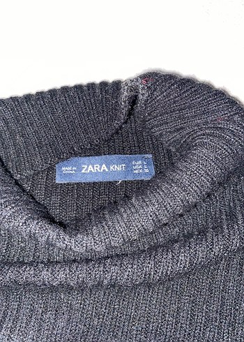 Siyah kısa  Kollu Balıkçı Yaka Kadın Kazak - Görsel 4