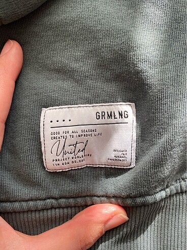 m Beden yeşil sweatshirt