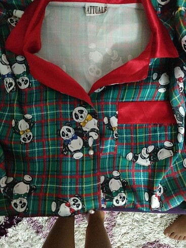 Diğer Saten pijama gecelik takım