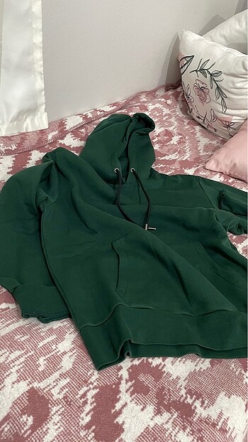 Yeşil sweatshirt