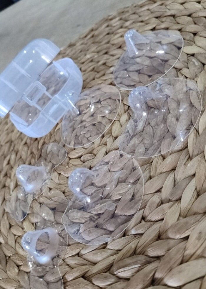 Silikon göğüs ucu koruyucu kalkan 3 set Avent, Lansinoh, Mamajoo - Görsel 3