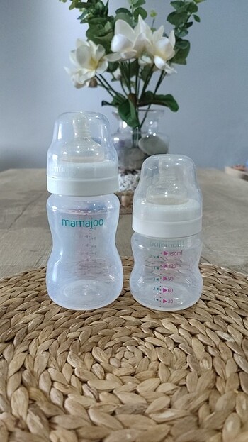Beden Tertemiz kullanmış Avent, Mamajoo ve Tommee Tippee marka biberon
