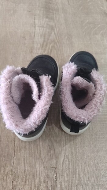 25 Beden siyah Renk LCW Minnie Mause kürklü kız çocuk bot
