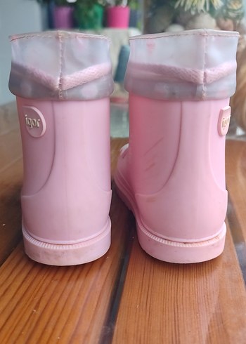 23 Beden igor Kız Çocuk Pembe Fil Detaylı yağmur çizmesi