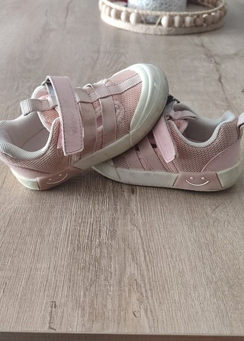 25 Beden Vicco Kız Çocuk Pembe Cırtlı Spor Ayakkabı