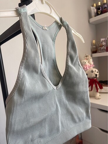 xs Beden mavi crop
