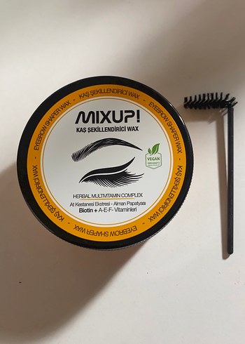 Mixup Kaş Şekillendirici Wax Siyah