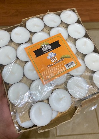 Zara Home 50 Adet Beyaz Tealight Mum