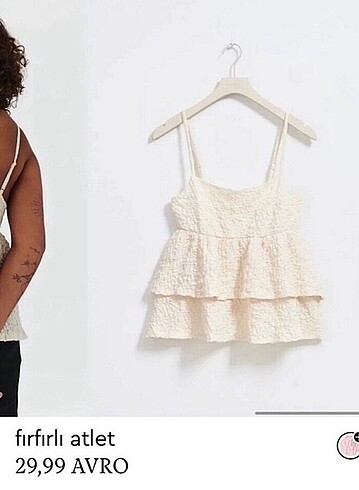 Zara Fırfırlı bluz