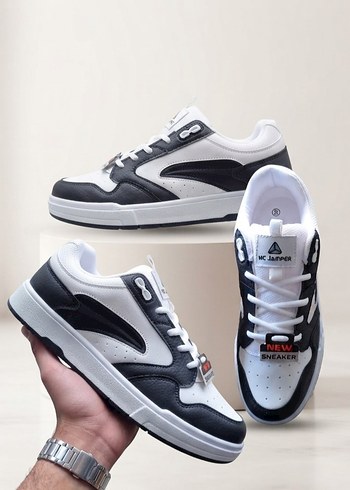 Diğer Siyah Beyaz Retro Sneaker