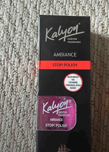 Diğer Kalyon acı cila stop polish