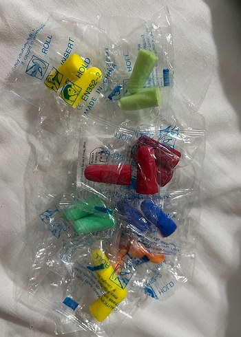 8 çift renkli ipsiz kulak tıkacı - Görsel 3