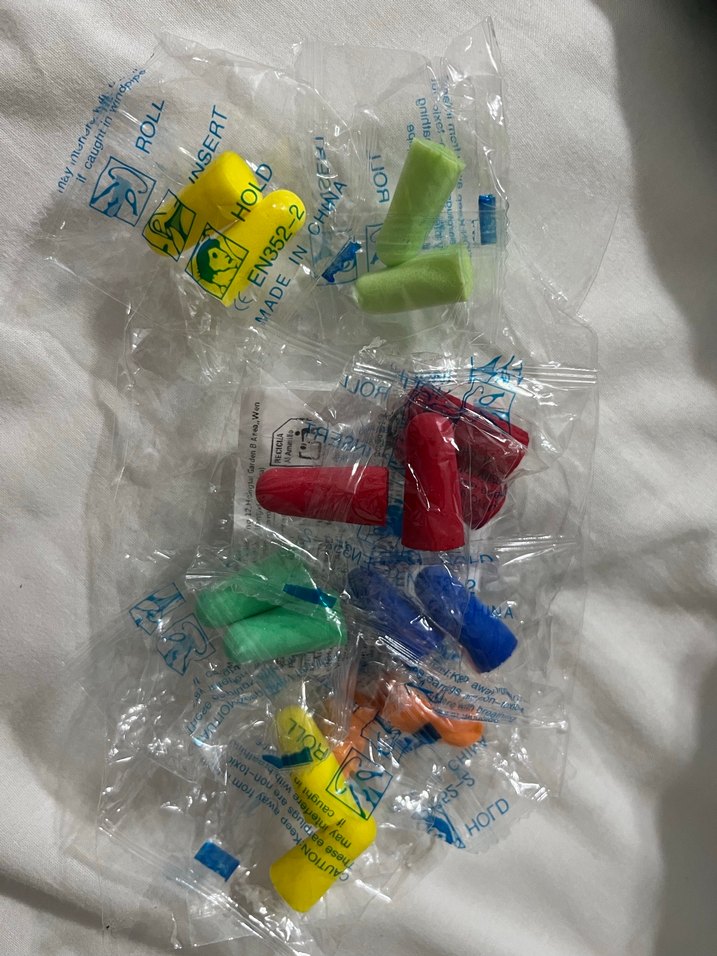 8 çift renkli ipsiz kulak tıkacı - Görsel 3