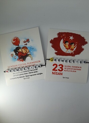 23 nisan bileklik