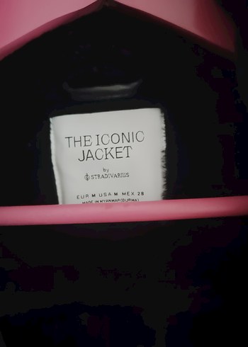 Stradivarius Deri Kürklü Kadın Ceket - Görsel 6