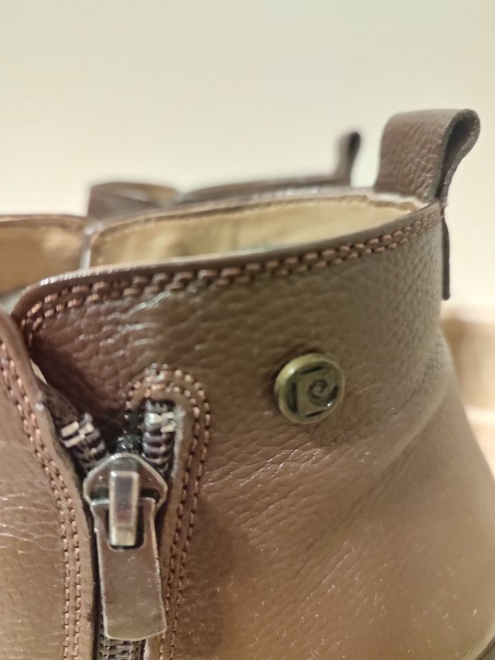 Pierre Cardin Kadın Kahverengi Deri Topuklu Bot - Görsel 4