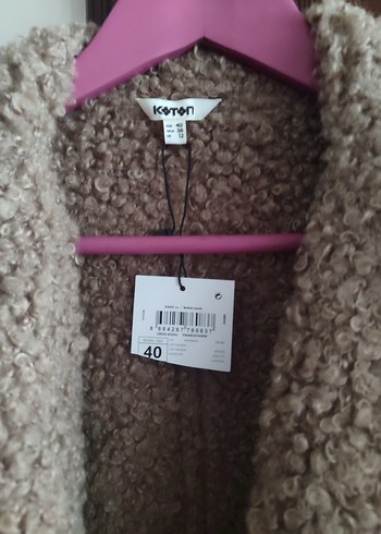 Koton Kahverengi Kürklü Deri Kadın Ceket - Görsel 7