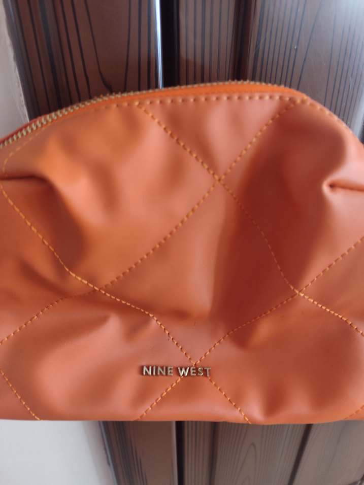 Zincir Detaylı Turuncu Çapraz Çanta - Görsel 2