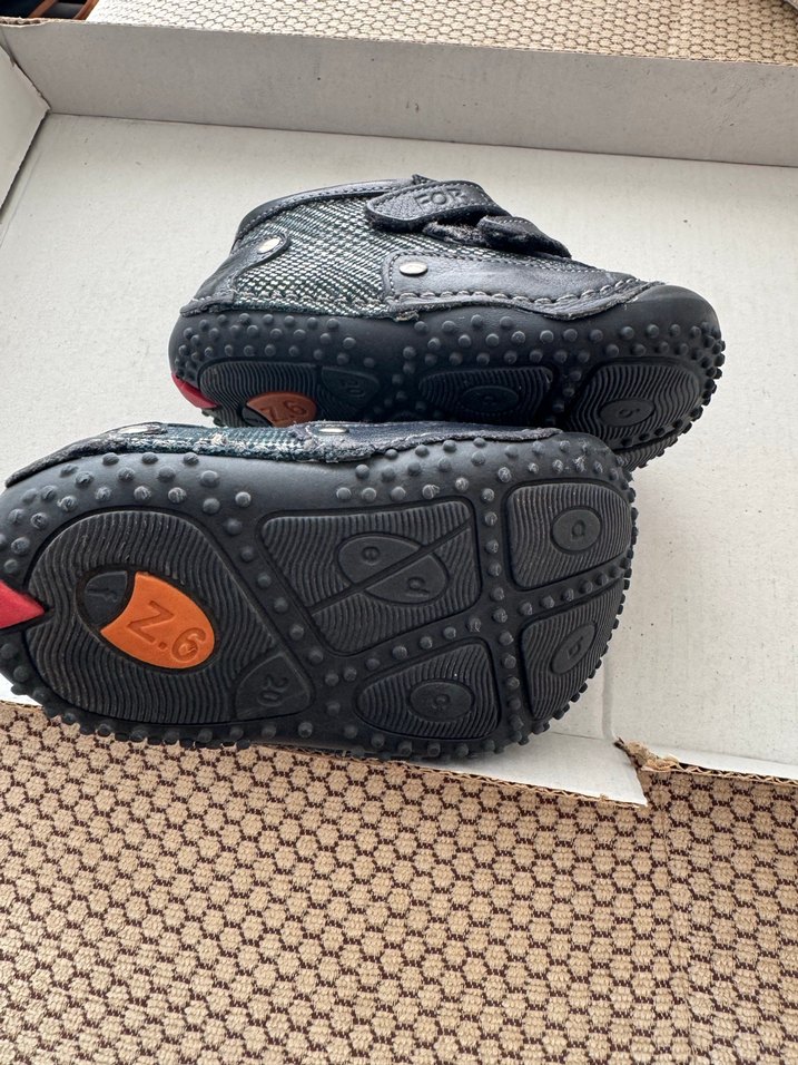 Kareli Desenli Erkek Bebek İlk Adım Ayakkabısı - Görsel 4