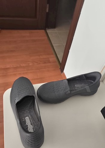 Orijinal Skechers Gri Kadın Günlük Spor Ayakkabı - Görsel 4