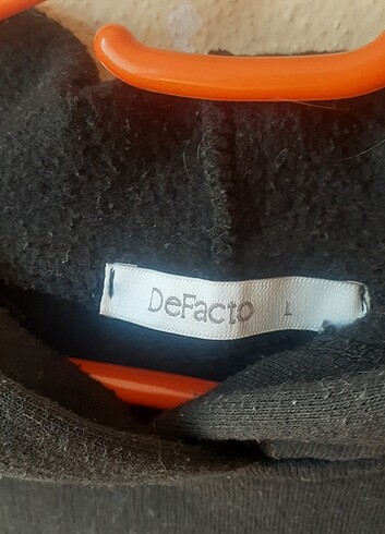 m Beden Siyah kapüşonlu sweatshirt