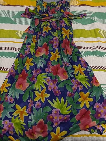 Batik Çiçekli elbise