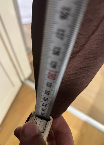 40 Beden kahverengi Renk Kahverengi Uzun Salaş Kadın Elbise