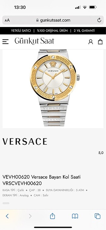 Versace Versace saat