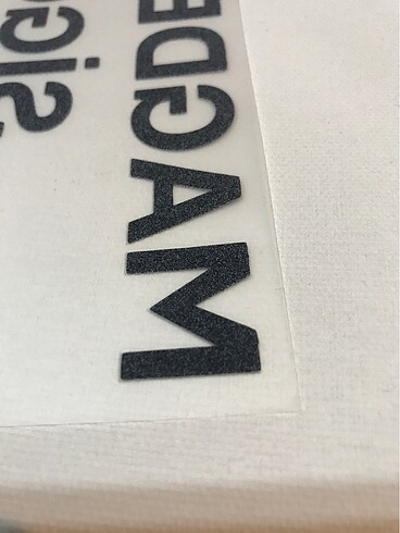  Magdeburger Sigorta Forma Baskı Font Siyah