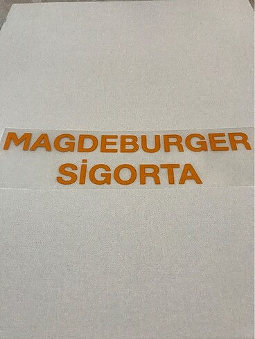  Beden Renk Sarı Magdeburger Forma Baskı Font
