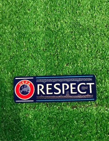  Respect Avrupa Kol Baskı Arma Patch Forma