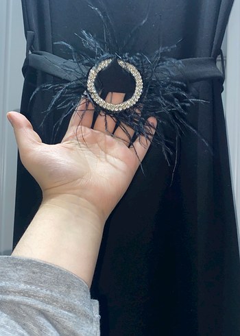 Siyah Uzun V Yaka jile - Görsel 3