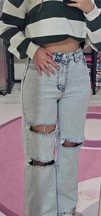 Wideleg jean