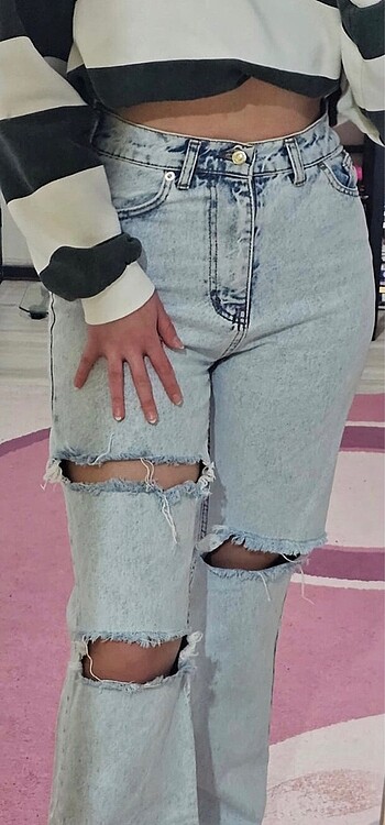 Diğer Wideleg jean