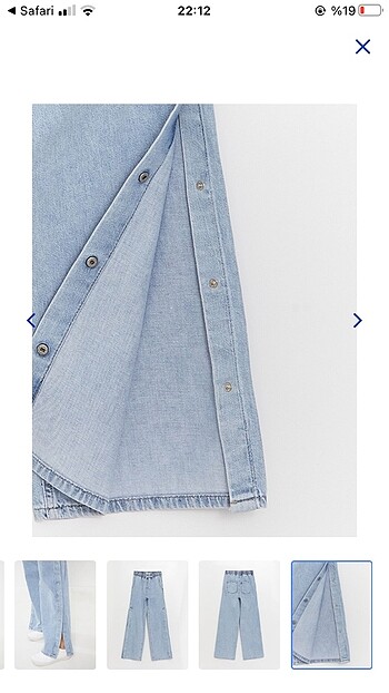s Beden mavi Renk Lc Waikiki Wideleg Jean