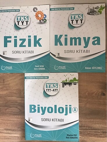 Yks fizik kimya biyoloji kitabı