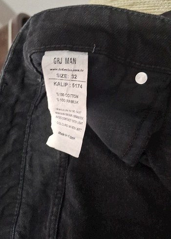 Erkek Siyah Denim Pantolon - Görsel 7