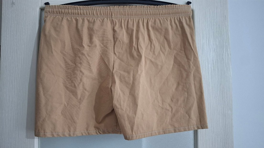 Bej Erkek Plaj Şortu - Görsel 4