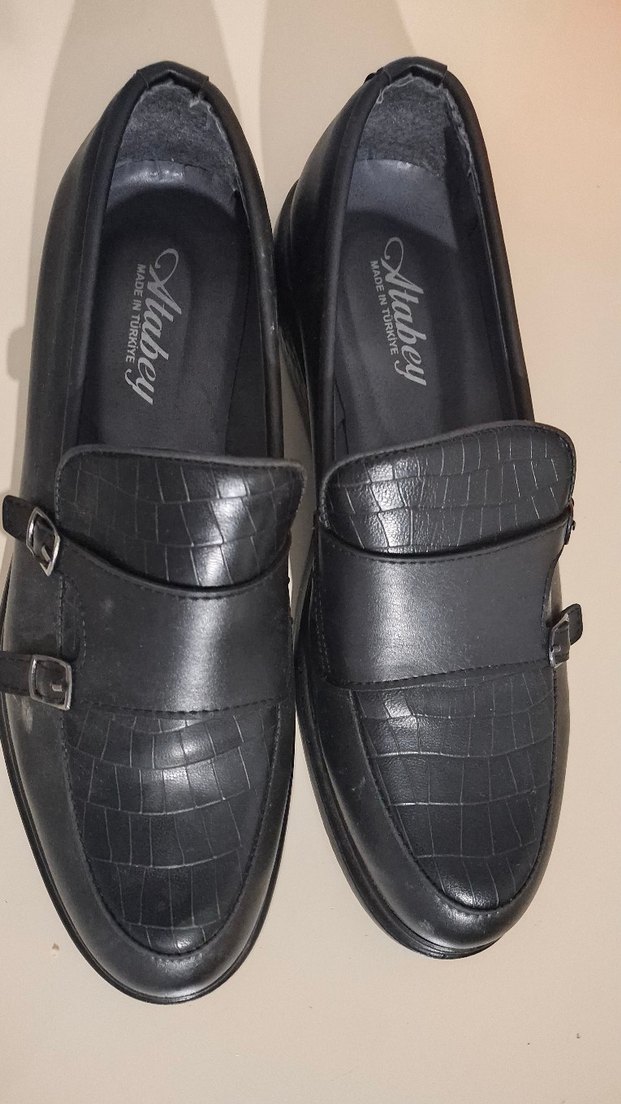 Siyah Tokalı Klasik Erkek Ayakkabı - Görsel 2