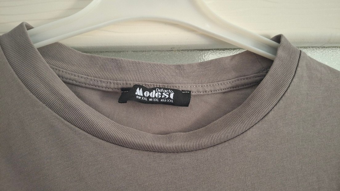 Gri Kadın Uzun Kollu Tunik - Görsel 3