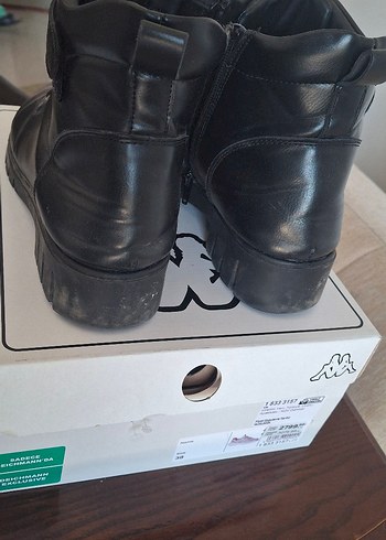 Siyah Platform Topuklu Kadın Bot - Görsel 5